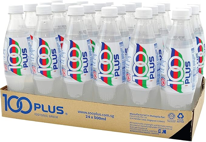 100 Plus Isotonic Bottle Drink - Original 24 x 500ml