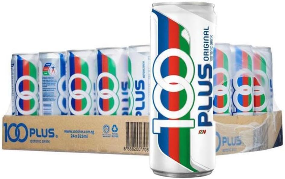 100 Plus Isotonic Can Drink - Original 24 x 325ml (CTN)