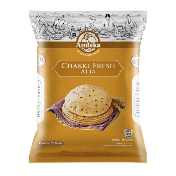 Ambika Chakki Fresh Atta 1kg