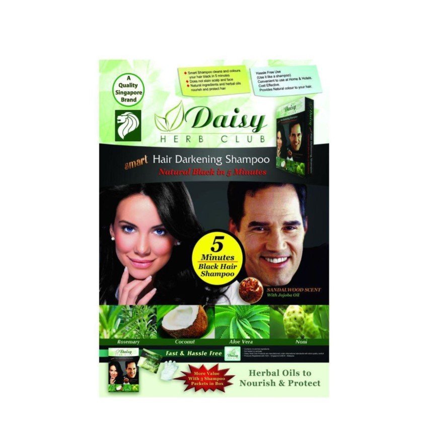 Daisy Hair Darkening Shampoo Black 25ml