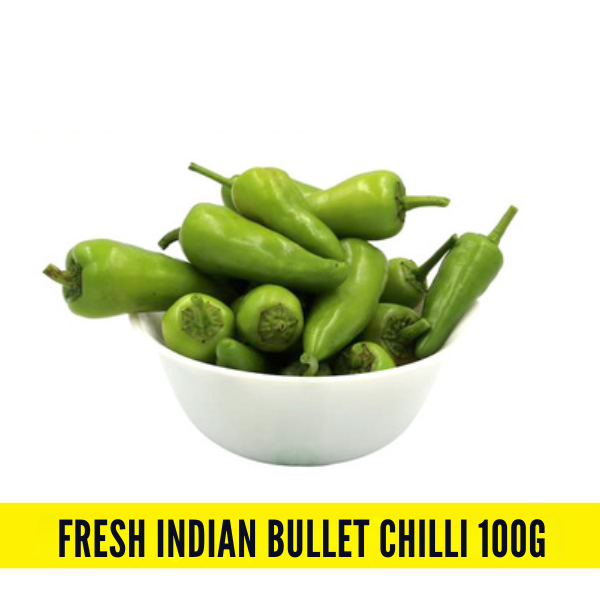 Fresh Indian Bullet Chilli 100g