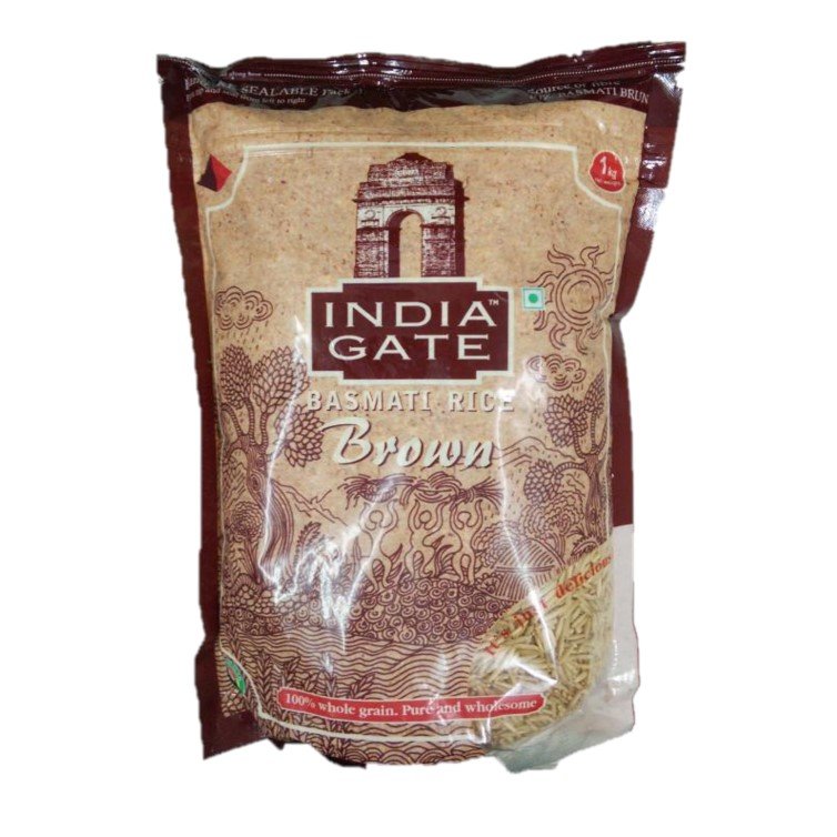 India Gate Brown Basmati Rice 1kg