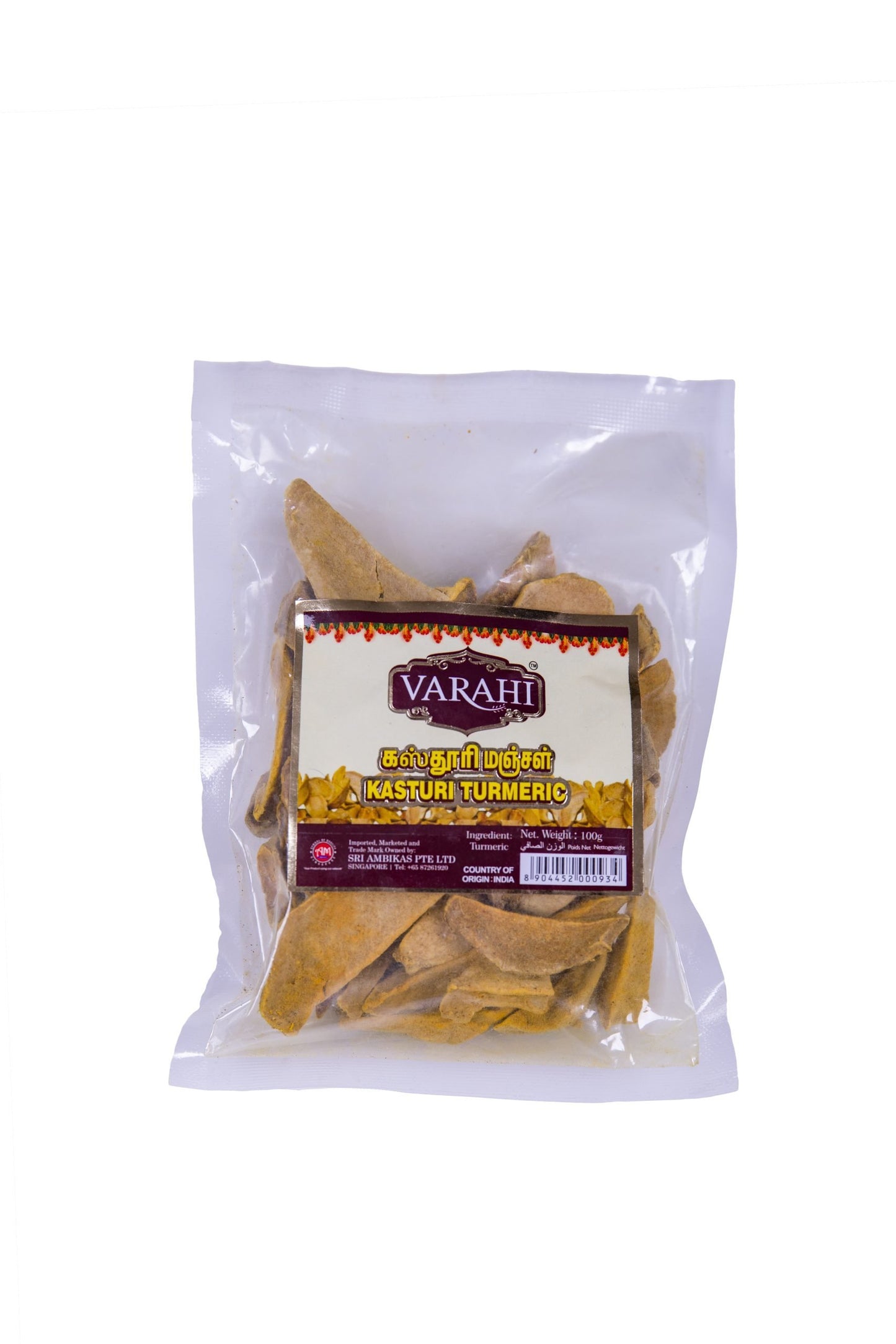 Varahi Herbal Kasturi Manjal 100g