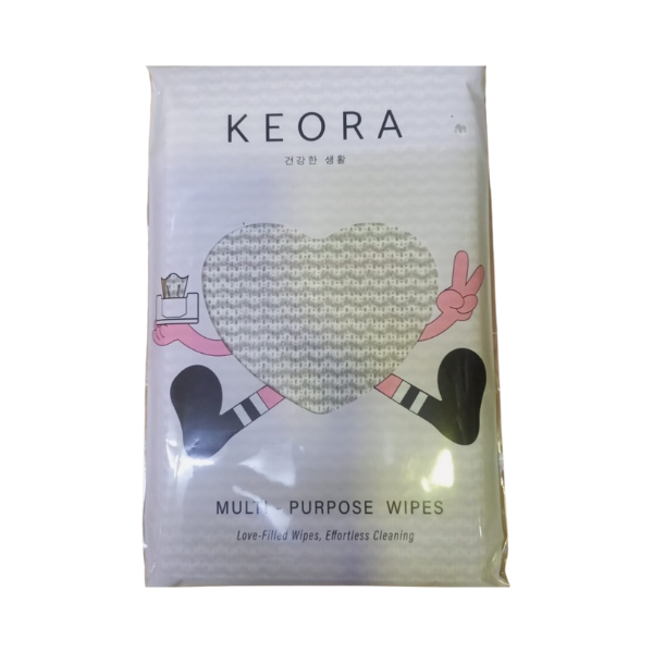 Keora Multi Purpose Wipes Mixed Colour 8s (30cm x 50cm)