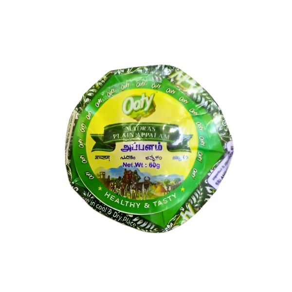 Ooty Madras Plain Appalam 60g