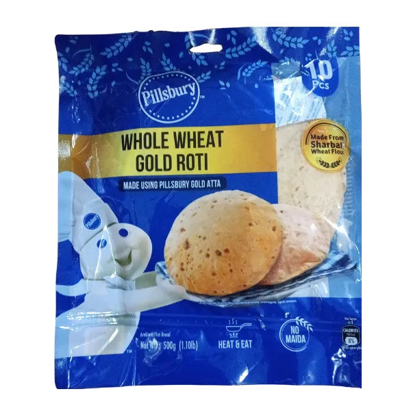 Pillsbury Whole Wheat Gold Roti 500g