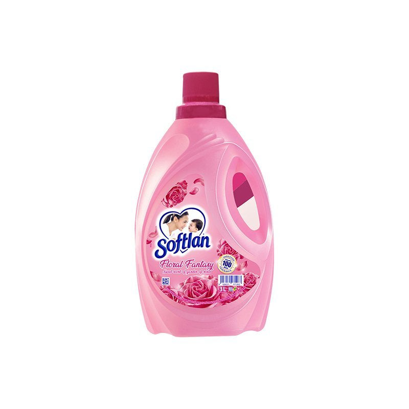 Softlan Anti-Wrinkles Fabric Conditioner Floral Fantasy 3L