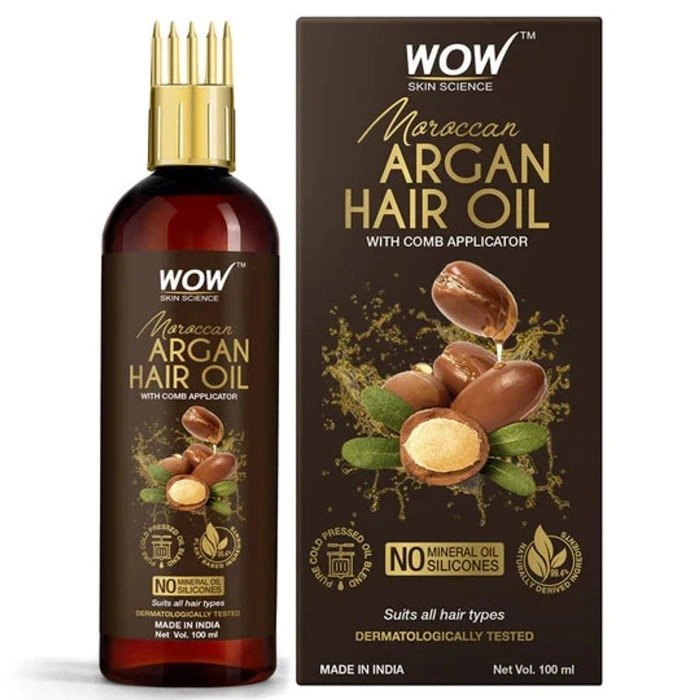 Wow Skin Science Moroccan Argan Hair Oil 200ml