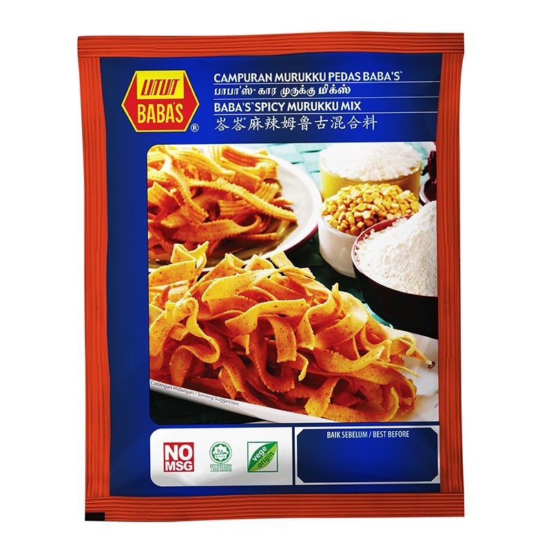 Baba’s Spicy Murukku Mix 500g