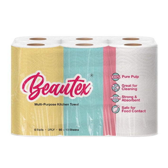 Beautex Supersave Kitchen Towels 6pcs