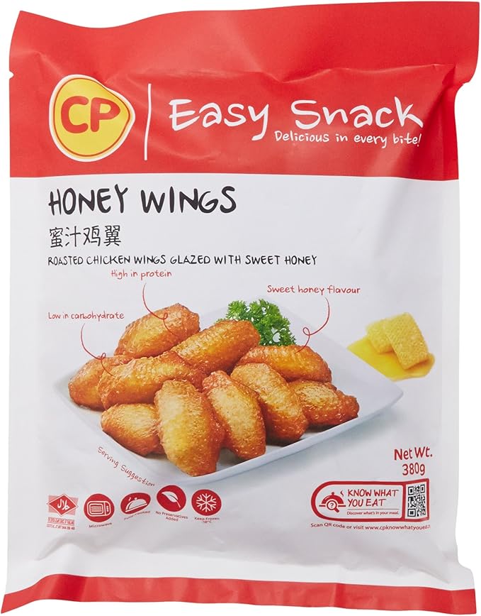 CP Easy Snack - Roasted Chicken Wings Glazed with Sweet Honey 850g