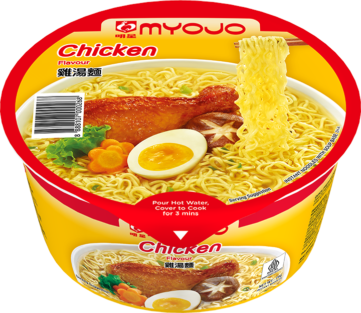 Myojo Bowl Chicken Noodles (Halal) 79g