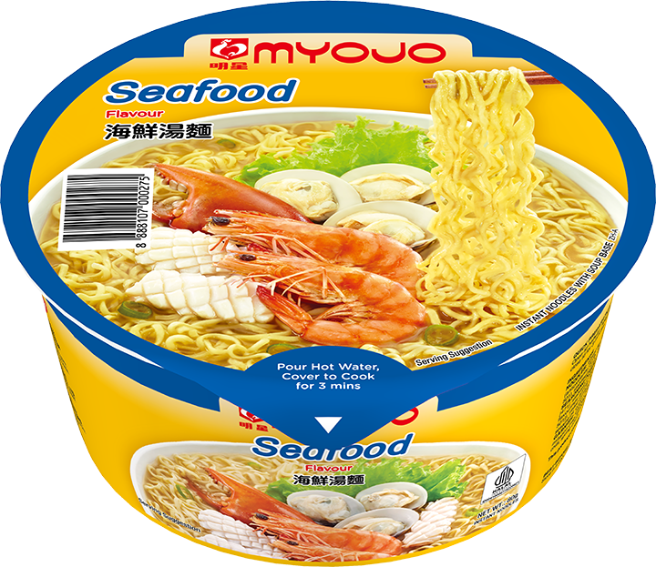 Myojo Bowl Seafood Noodles (Halal) 80g
