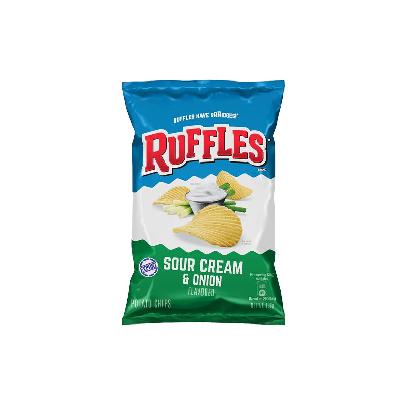 Ruffles Potato Chips - Sour Cream & Onion 170g