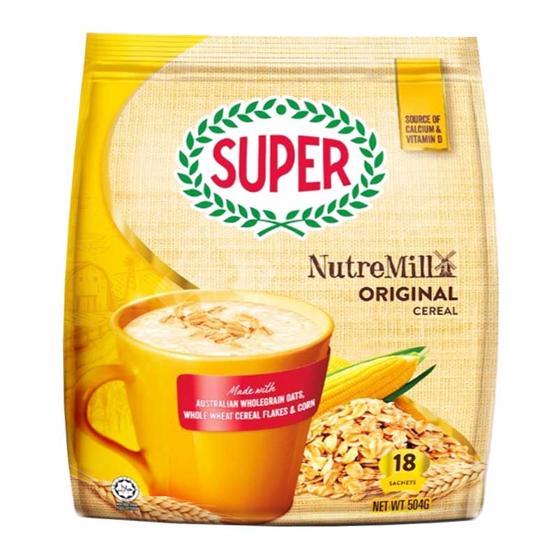 Super NutreMill Instant Cereal - Original 18 per pack