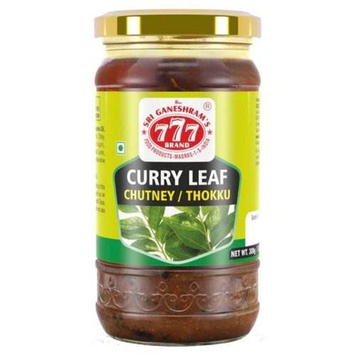 777 Curry Leaf Chutney – Thokku 300g
