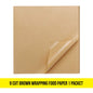9 Cut Brown Wrapping Food Paper 1 packet