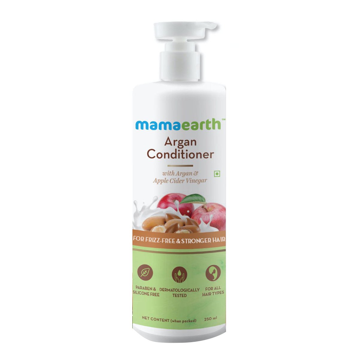 Mamaearth Argan Conditioner with Argan & Apple Cider Vinegar for Frizz Free and Stronger Hair 250ml