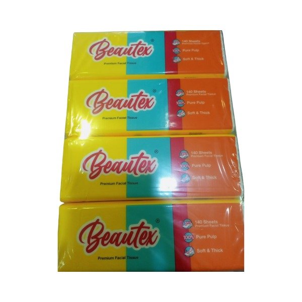 Beautex Premium Facial Tissue 3ply (Soft Pack) 4s