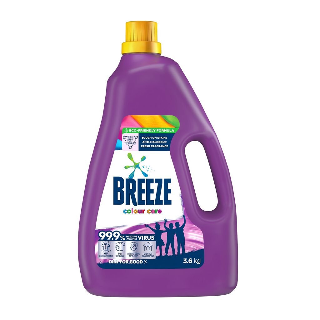 Breeze Liquid Detergent Colour Care 3.6kg
