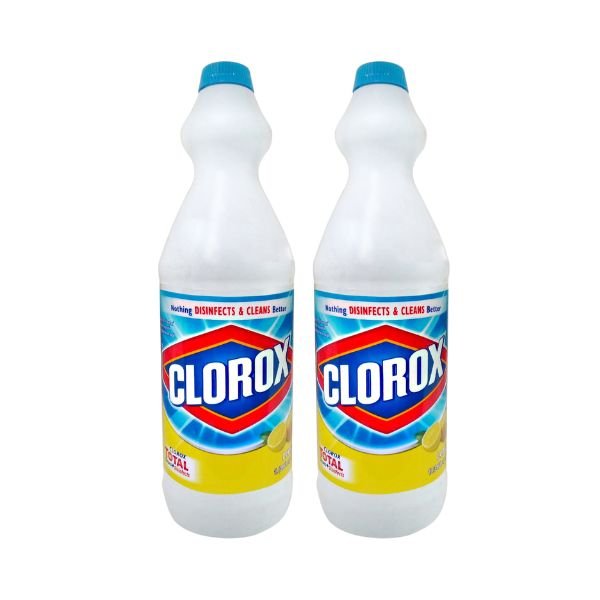 Clorox Triple Action Liquid Bleach Lemon 1L (Twin Pack)