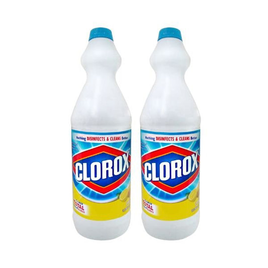 Clorox Triple Action Liquid Bleach Lemon 1L (Twin Pack)