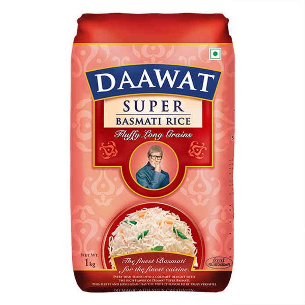 Daawat Super Basmati Rice 1kg