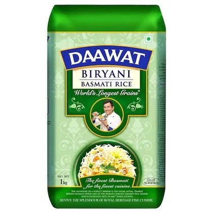 Daawat Biryani Basmati Rice 1kg