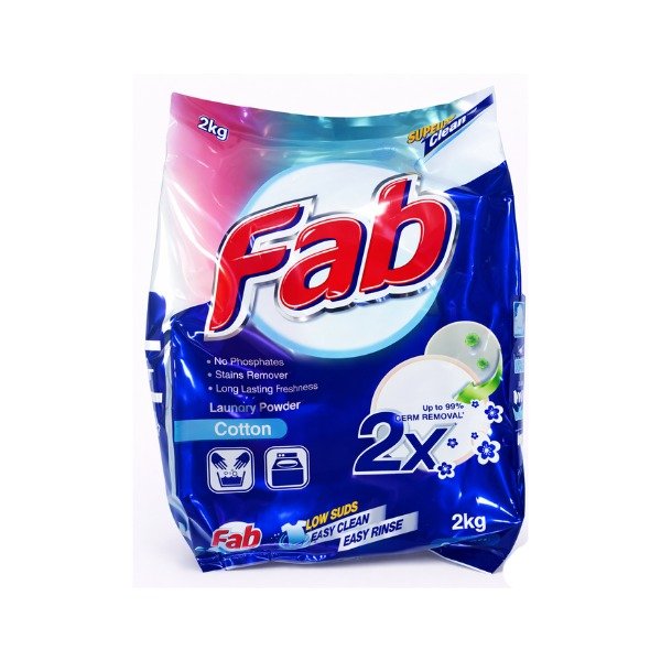 Fab Laundry Powder Cotton 2kg