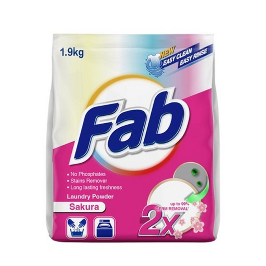 Fab Laundry Powder Sakura 1.9kg