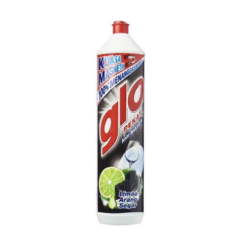 Glo Dishwashing Liquid Lime Charcoal 900ml