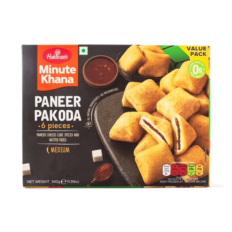Haldiram’s Paneer Pakoda (Frozen) 340g