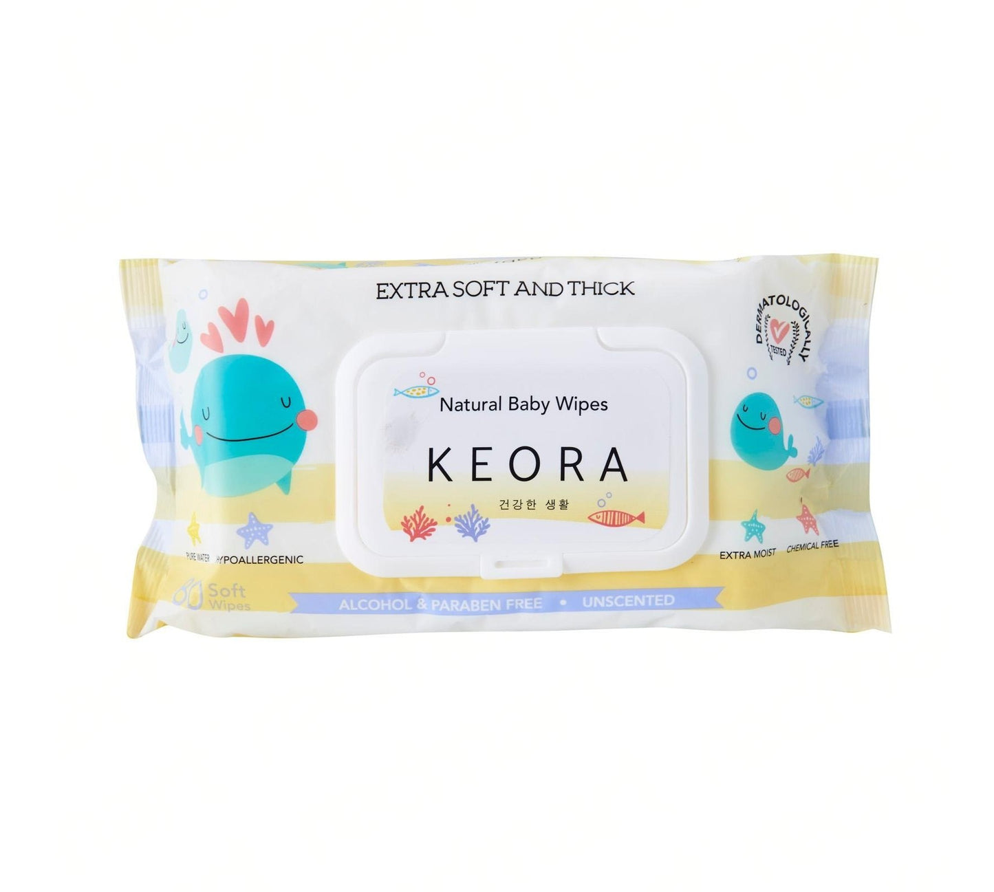 Keora Natural Wet Wipes 80’s