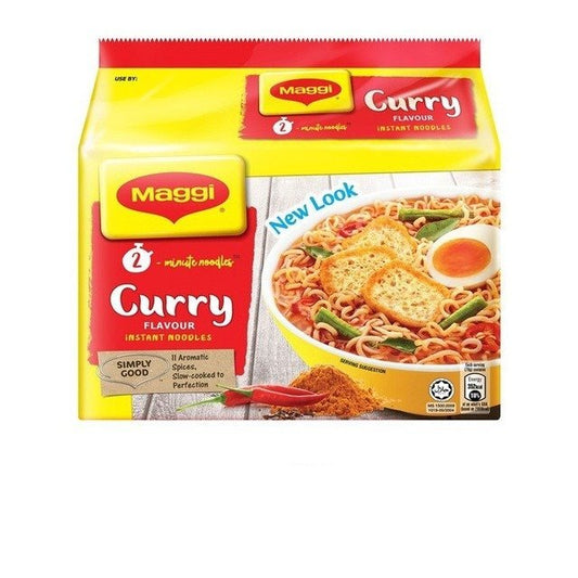 Maggi 2-Minute Instant Noodles - Curry 5 x 79g