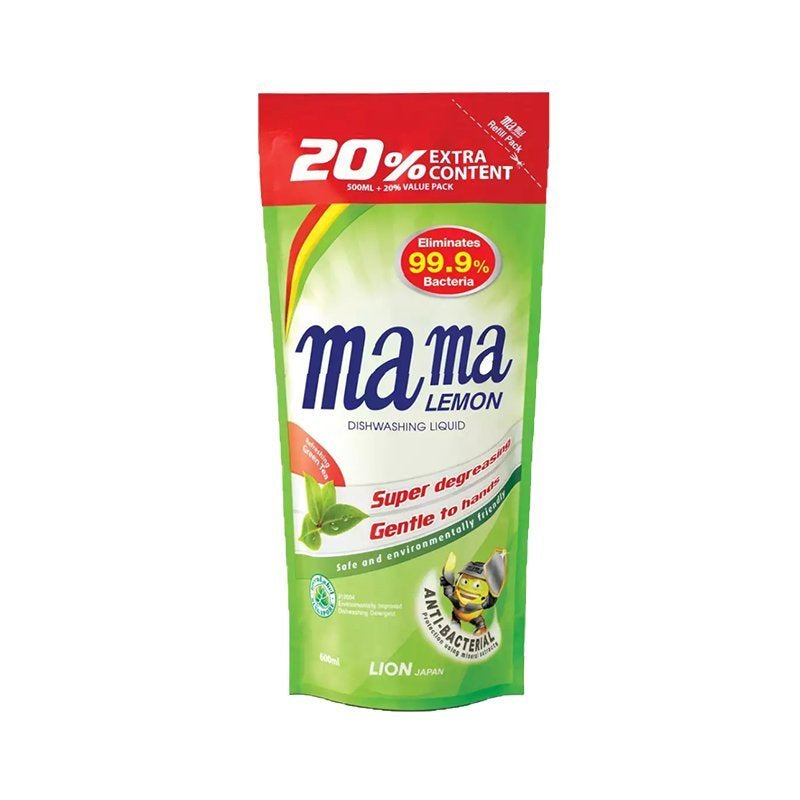 Mama Lemon Dishwashing Liquid Green Tea 600ml