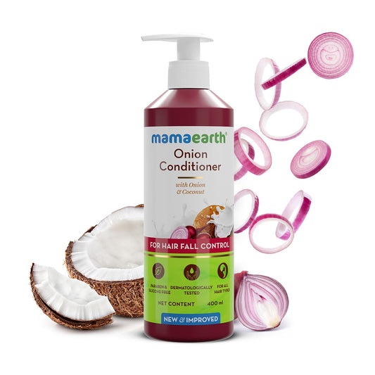Mamaearth Onion Conditioner – Hair Growth & Fall Control 400ml