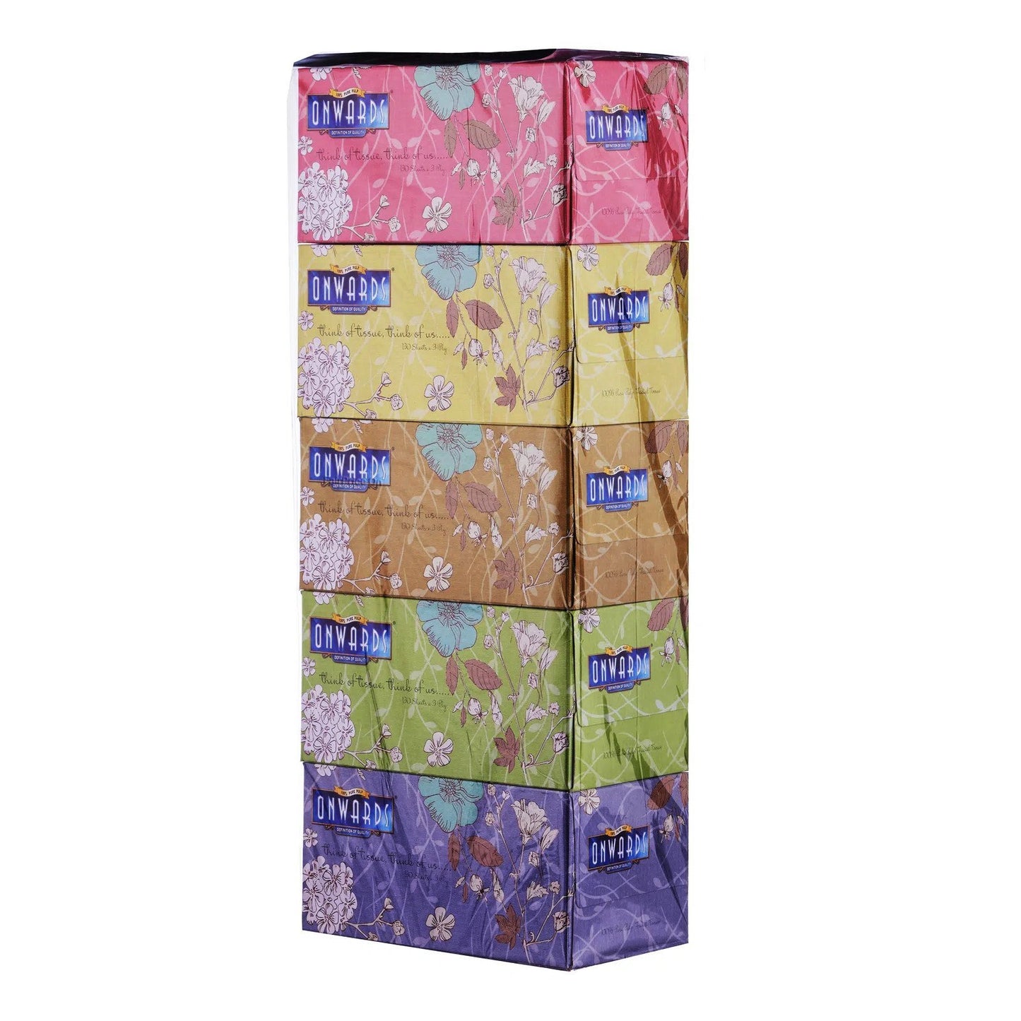 Onwards Tissue Box 3ply 5s