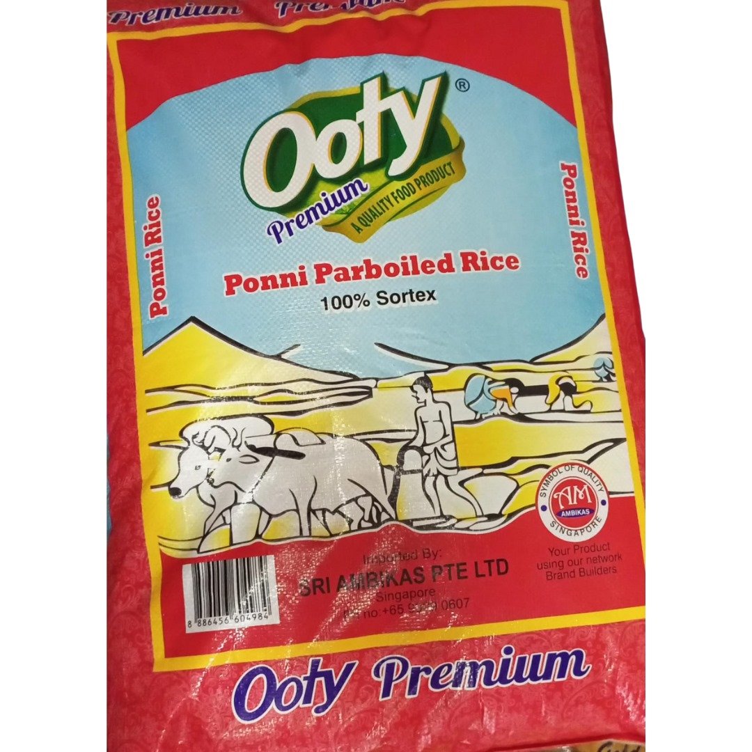 Ooty Premium Parboiled Ponni Rice 25kg