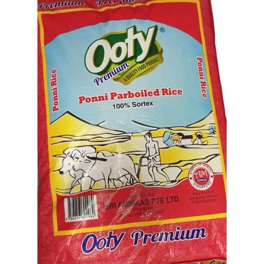 Ooty Premium Parboiled Ponni Rice 25kg
