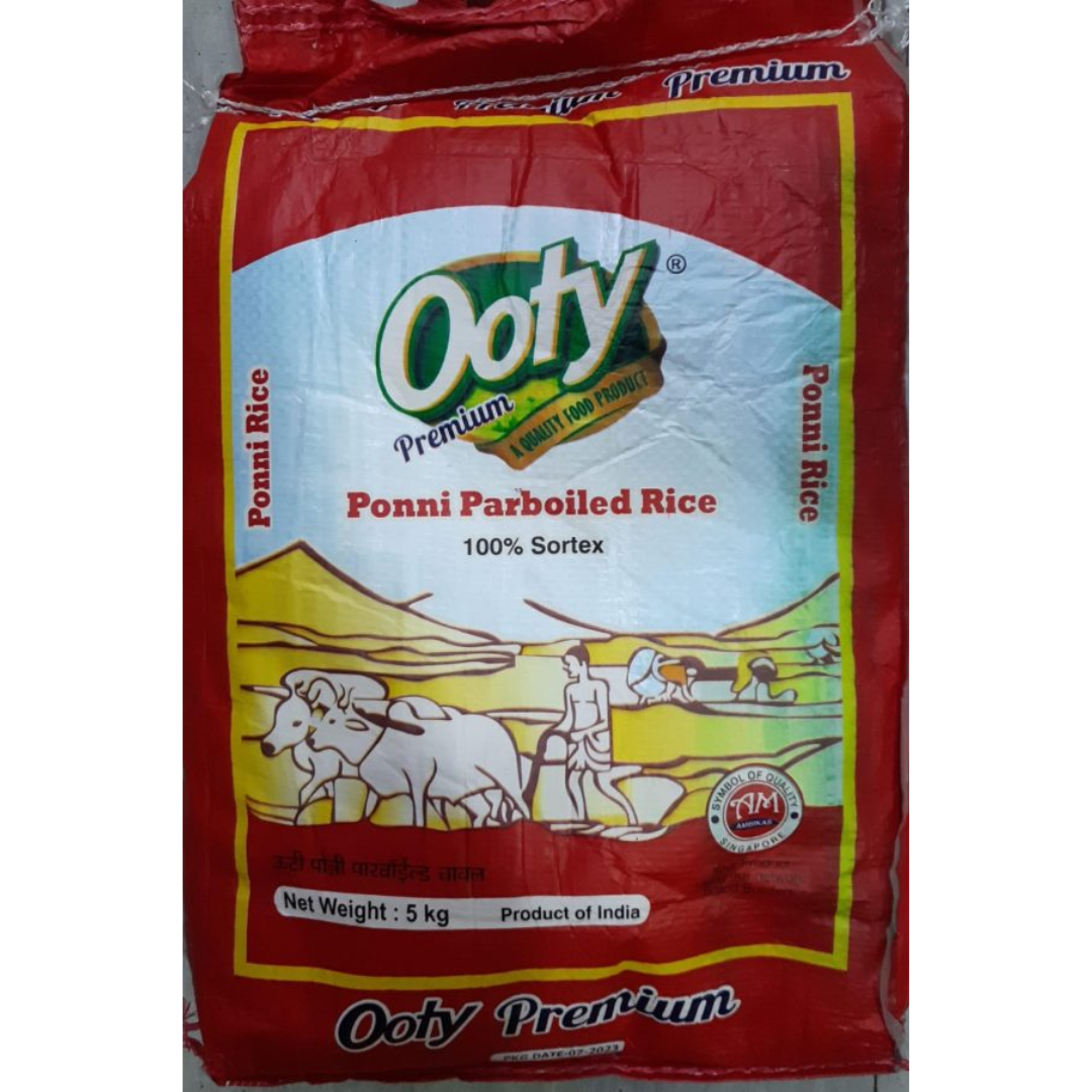 Ooty Premium Parboiled Ponni Rice 5kg