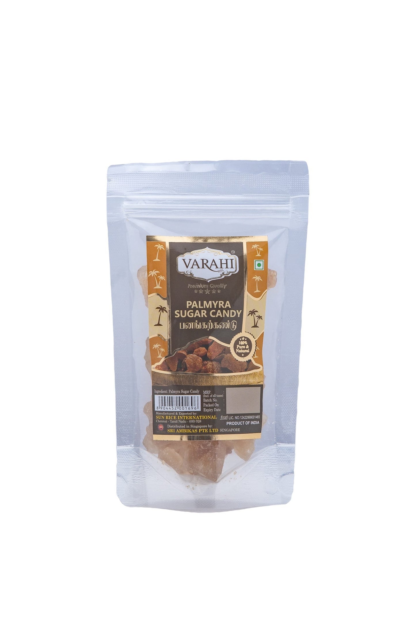 Varahi Jaggery Palm Sugar Granules Candy 100g
