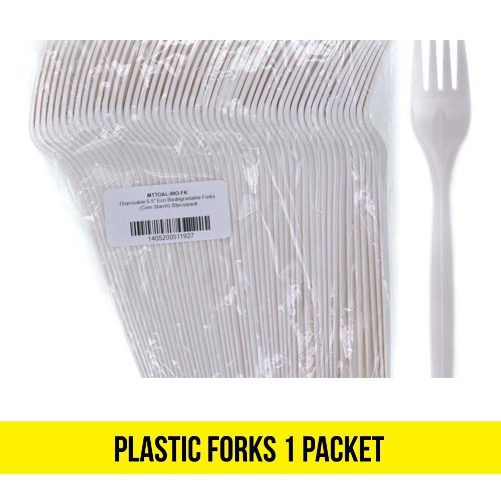 Plastic Forks 1 packet