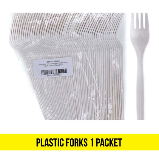 Plastic Forks 1 packet
