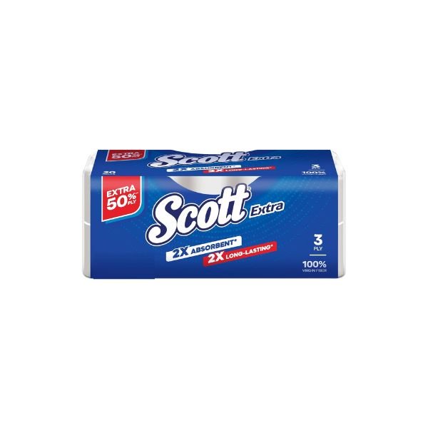 Scott Extra Toilet Rolls 3Ply 10’s