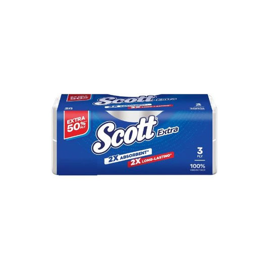 Scott Extra Toilet Rolls 3Ply 10’s