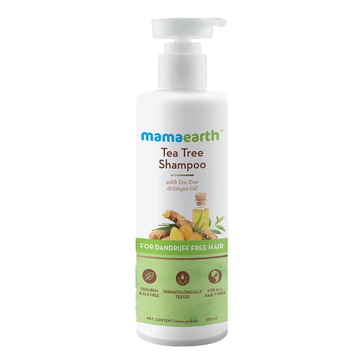 Mamaearth Tea Tree Shampoo For Dandruff Free 250ml