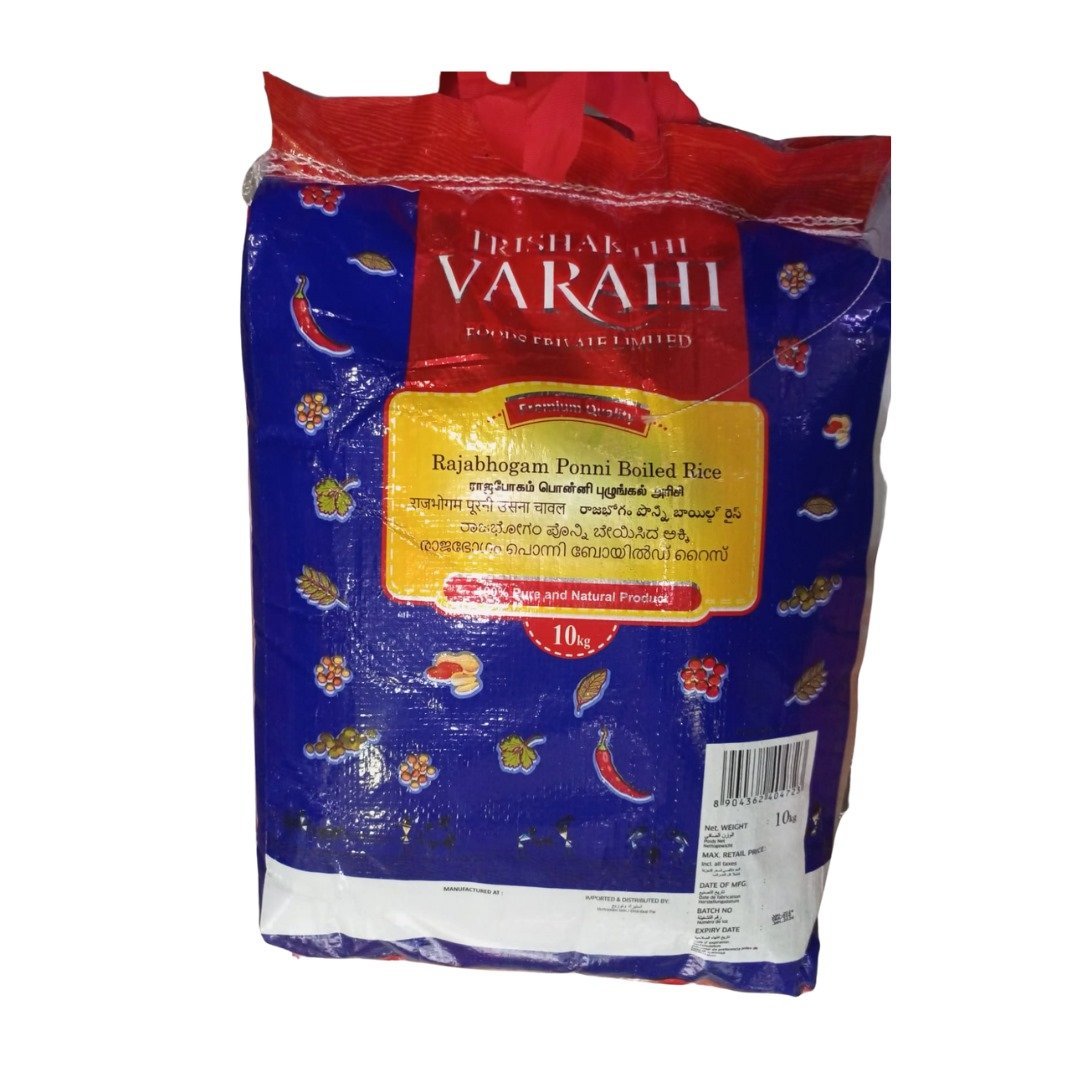 Varahi Parboiled Ponni Rice 10kg