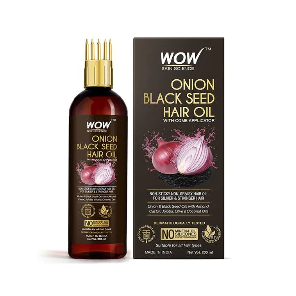 WOW Skin Science Onion Black Seed Hair Oil 200ml