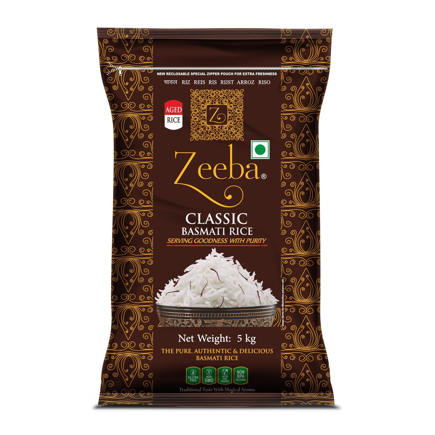 Zeeba Classic Basmati Rice 5kg