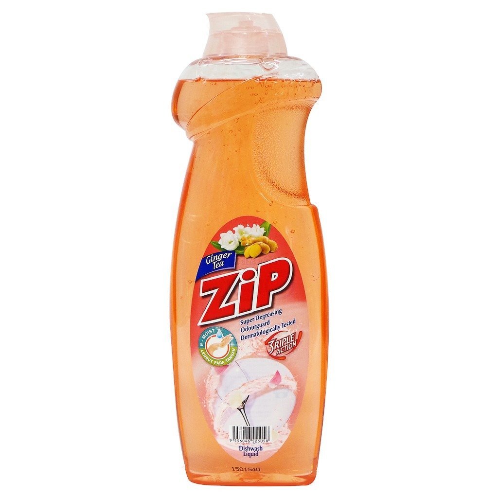 Zip Dish Washing Liquid Ginger Tea 900ml
